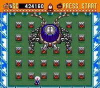 une photo d'Ã©cran de Super Bomberman sur Nintendo Super Nes